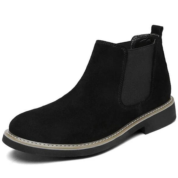 Simon | Covert Height-Boosting Suede Chelsea Boots