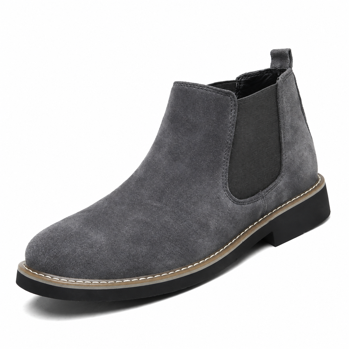 Simon | Covert Height-Boosting Suede Chelsea Boots