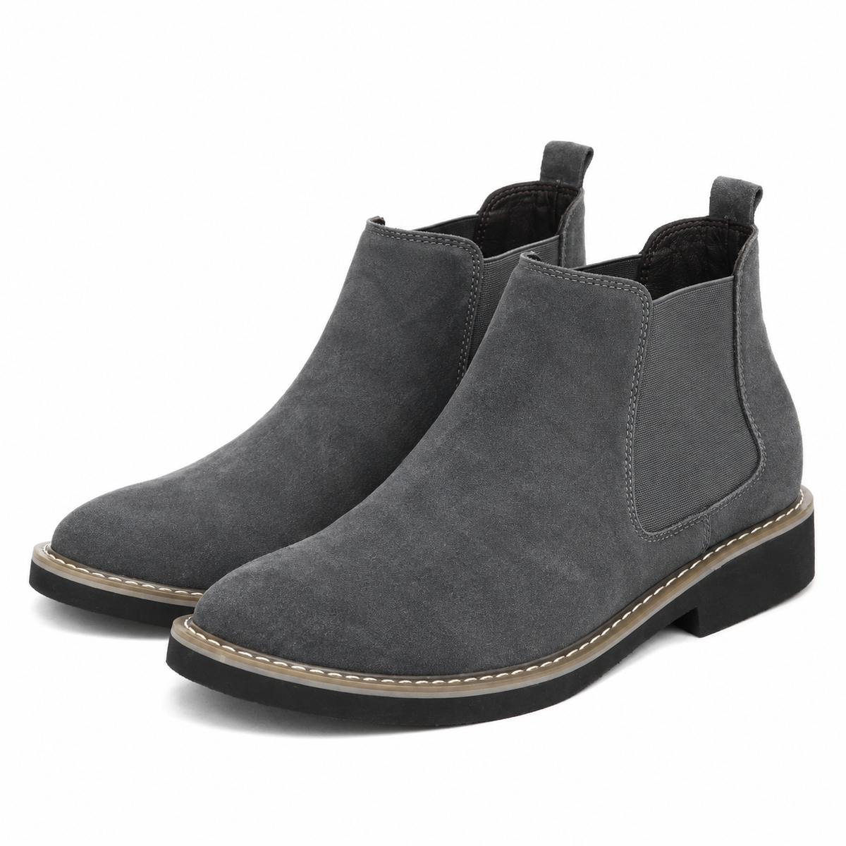 Simon | Covert Height-Boosting Suede Chelsea Boots