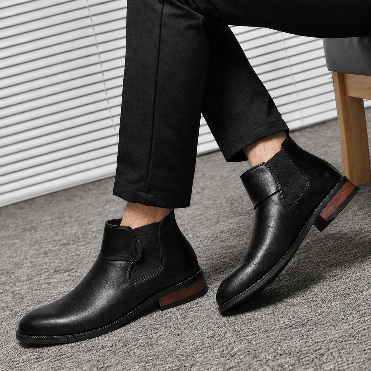 Victor | Covert Height-Boosting Chelsea Boots